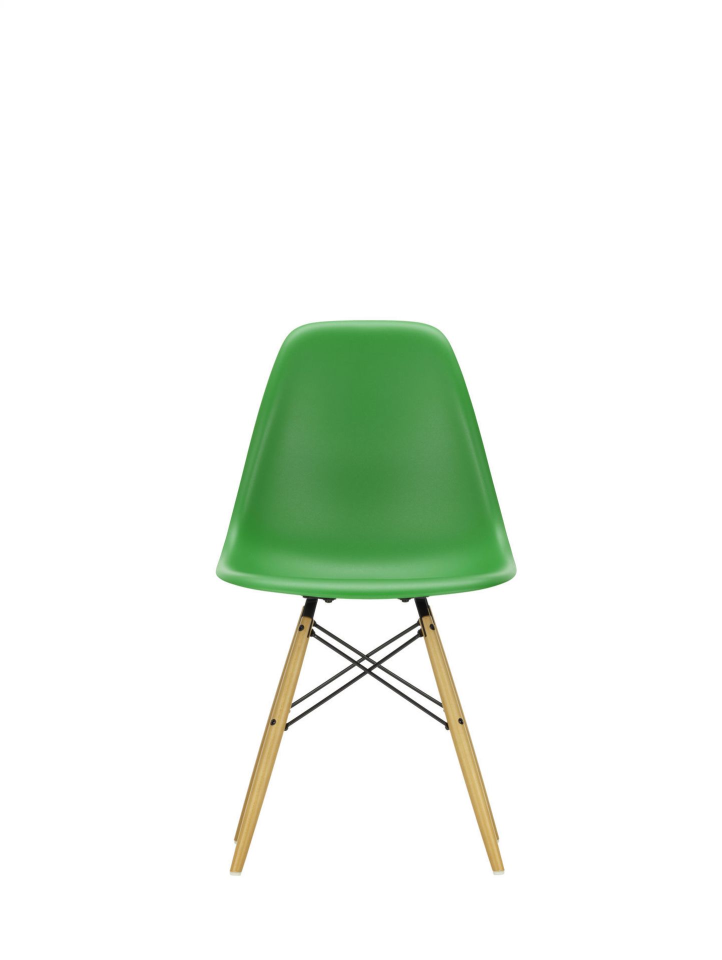 Eames Plastic Side Chair DSW Chair Vitra Ash honey colored - tender pink