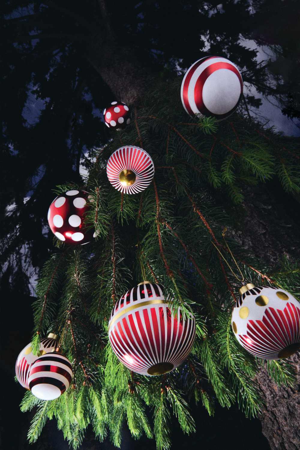 NZ04SET1 Delight Christmas bauble set Alessi   