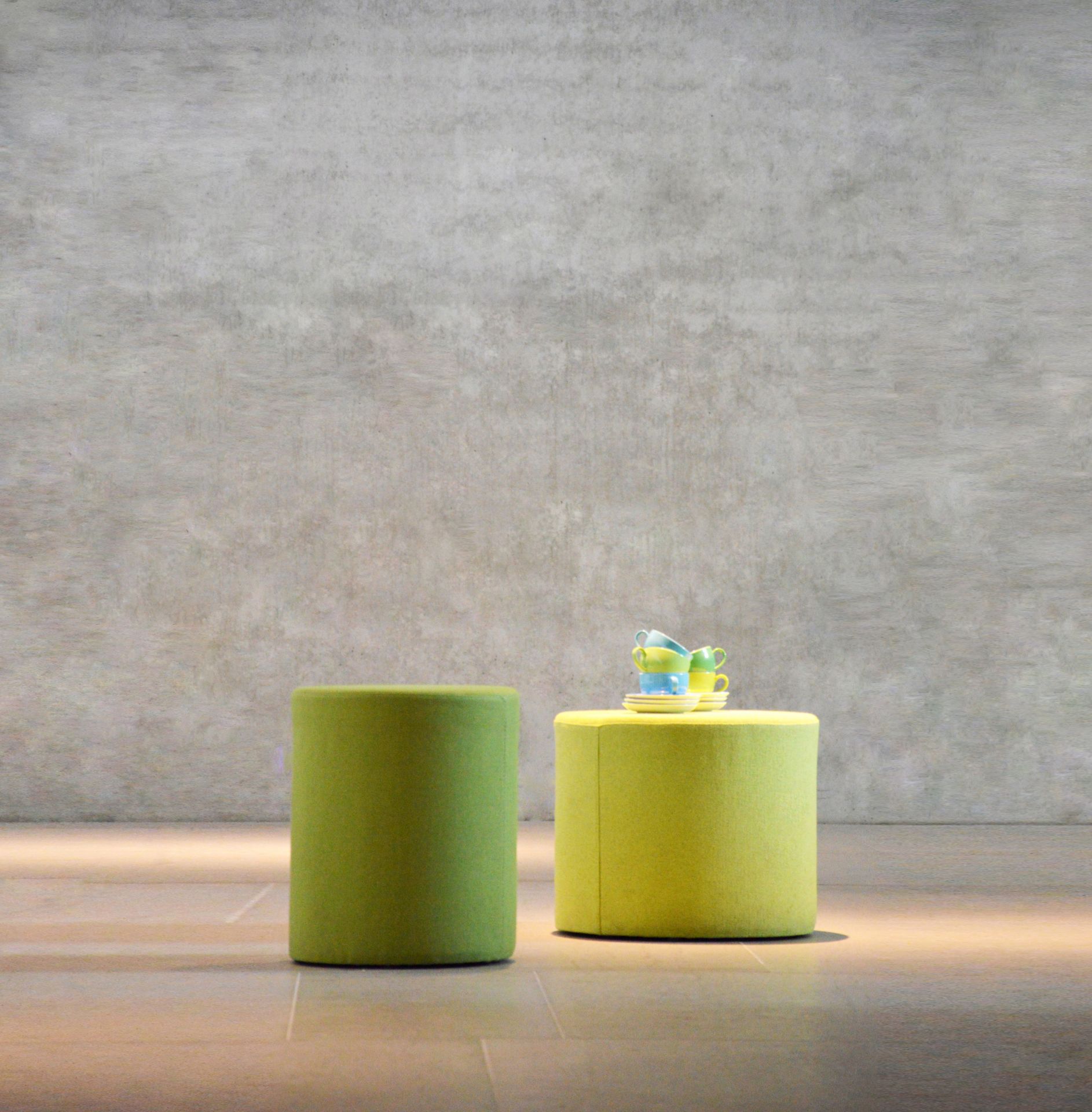 Rondo Pouf Ø 50 Black Jan Kurtz