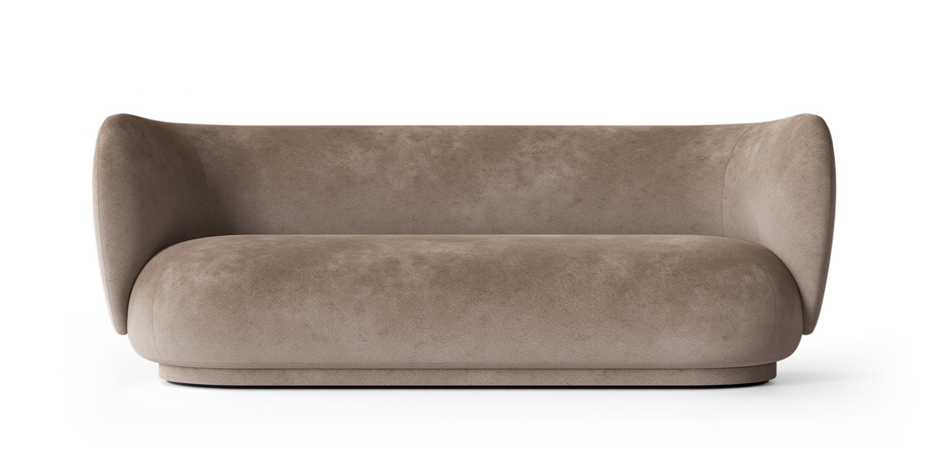 Rico Sofa 3-Seater Faded Velvet Beige Ferm Living