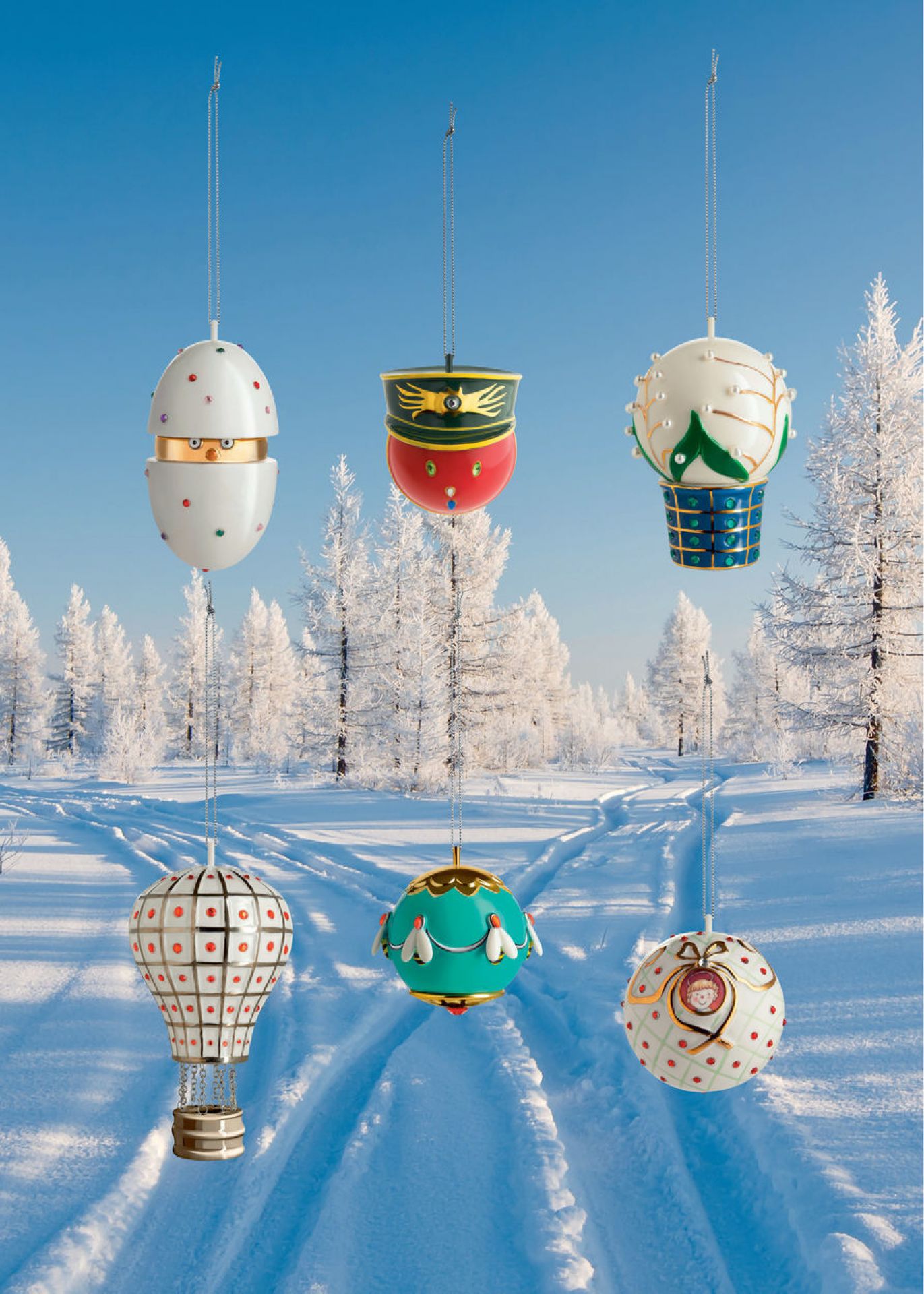 Generale Corallo Ball Ornament MJ16 2 Alessi SINGLE PIECES