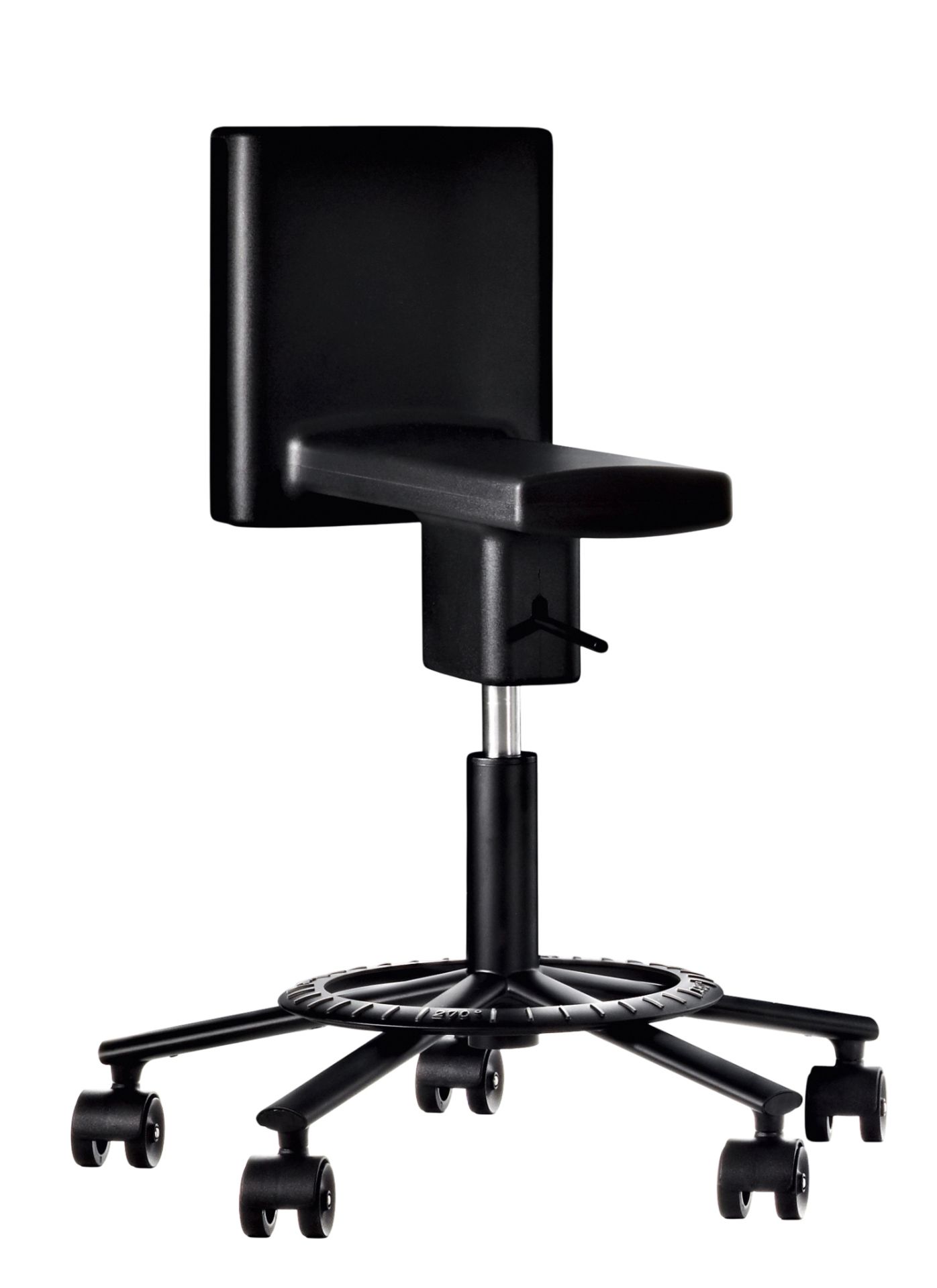 360° Stool Swivel Chair Black Magis