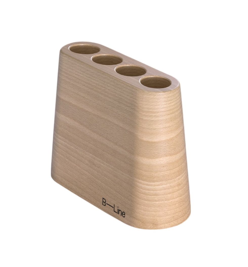 Aki Jr pen holder made of solid wood B-Line