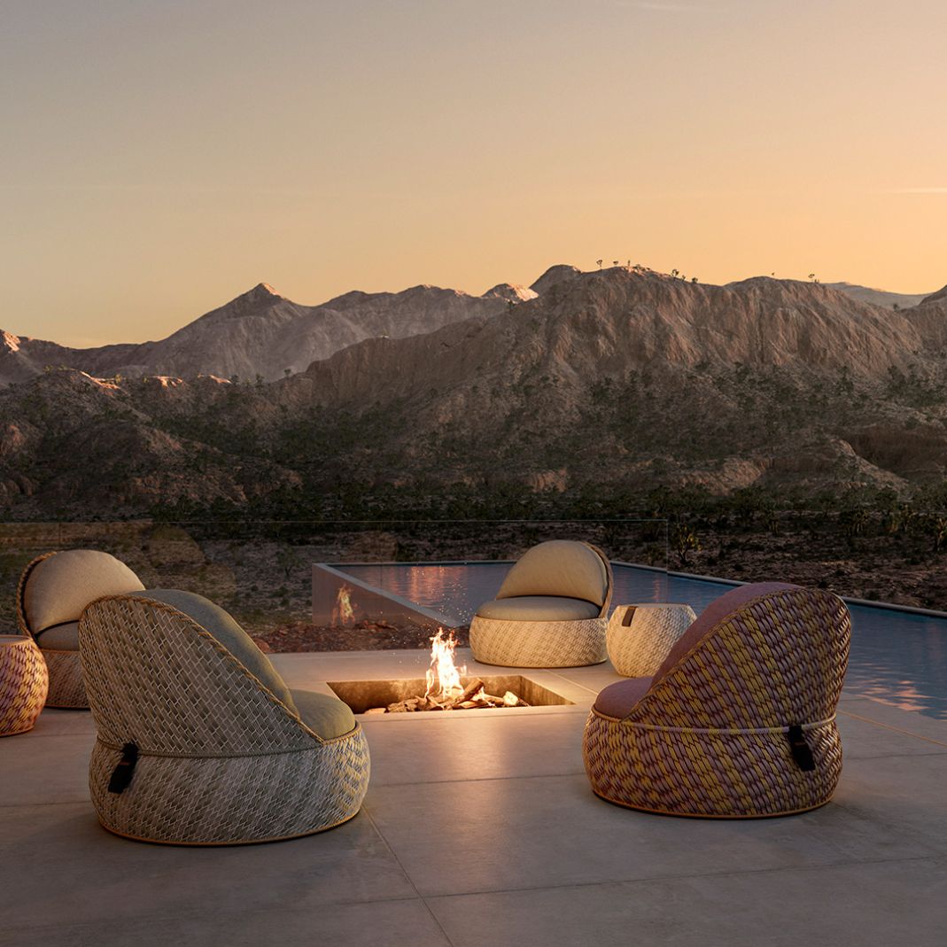 Dala Lounge Chair with Cushion Dedon