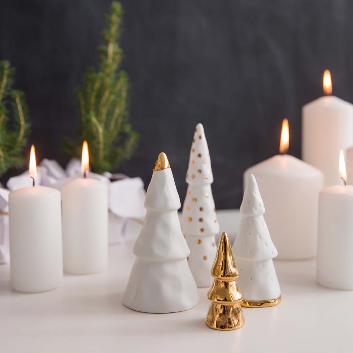 Winterzeit Christmas Forest Set silver Räder