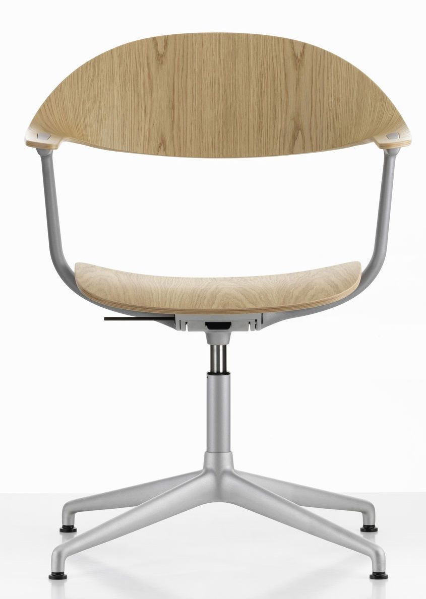 Mynt back and seat Plywood office swivel chair Vitra