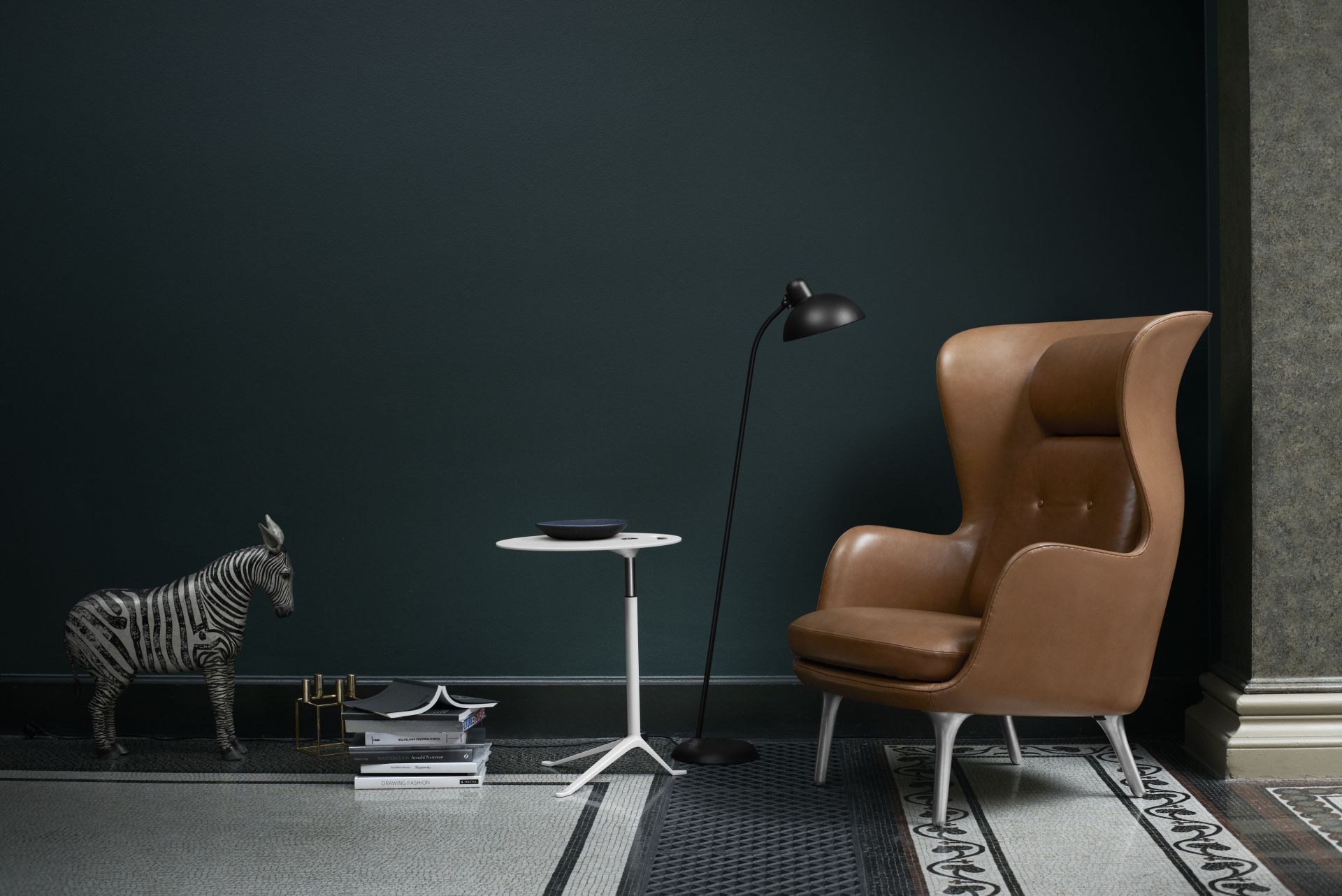 Ro Armchair Wood Fritz Hansen
