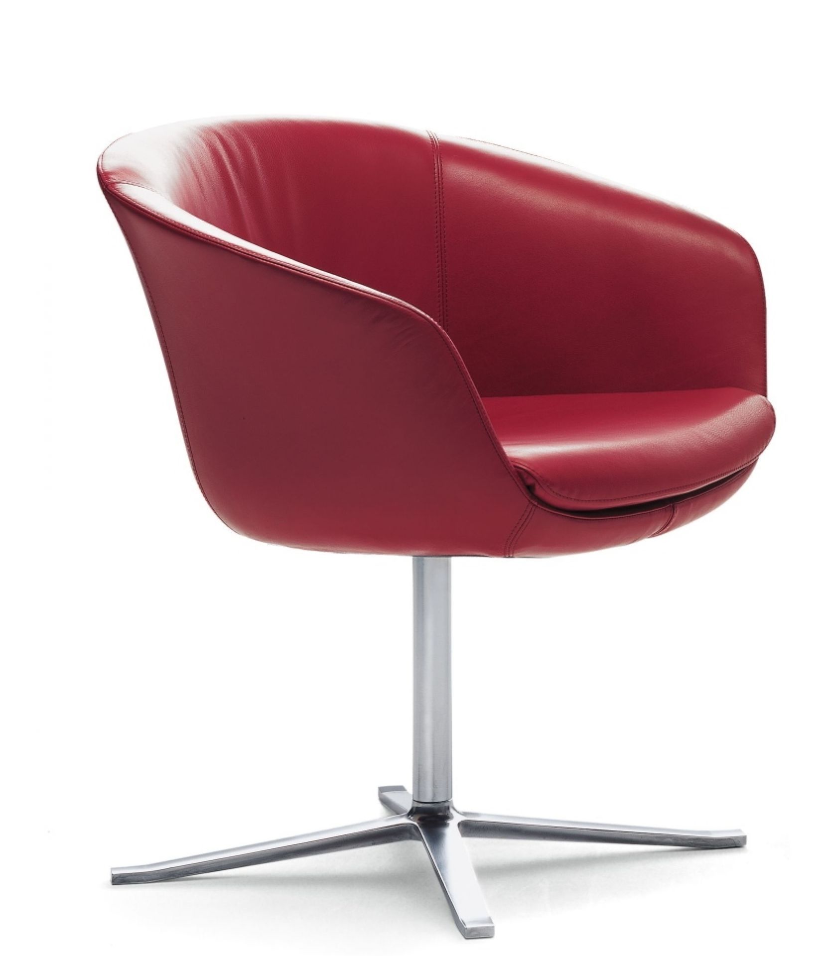 BOB Armchair on 4-leg cross Walter Knoll