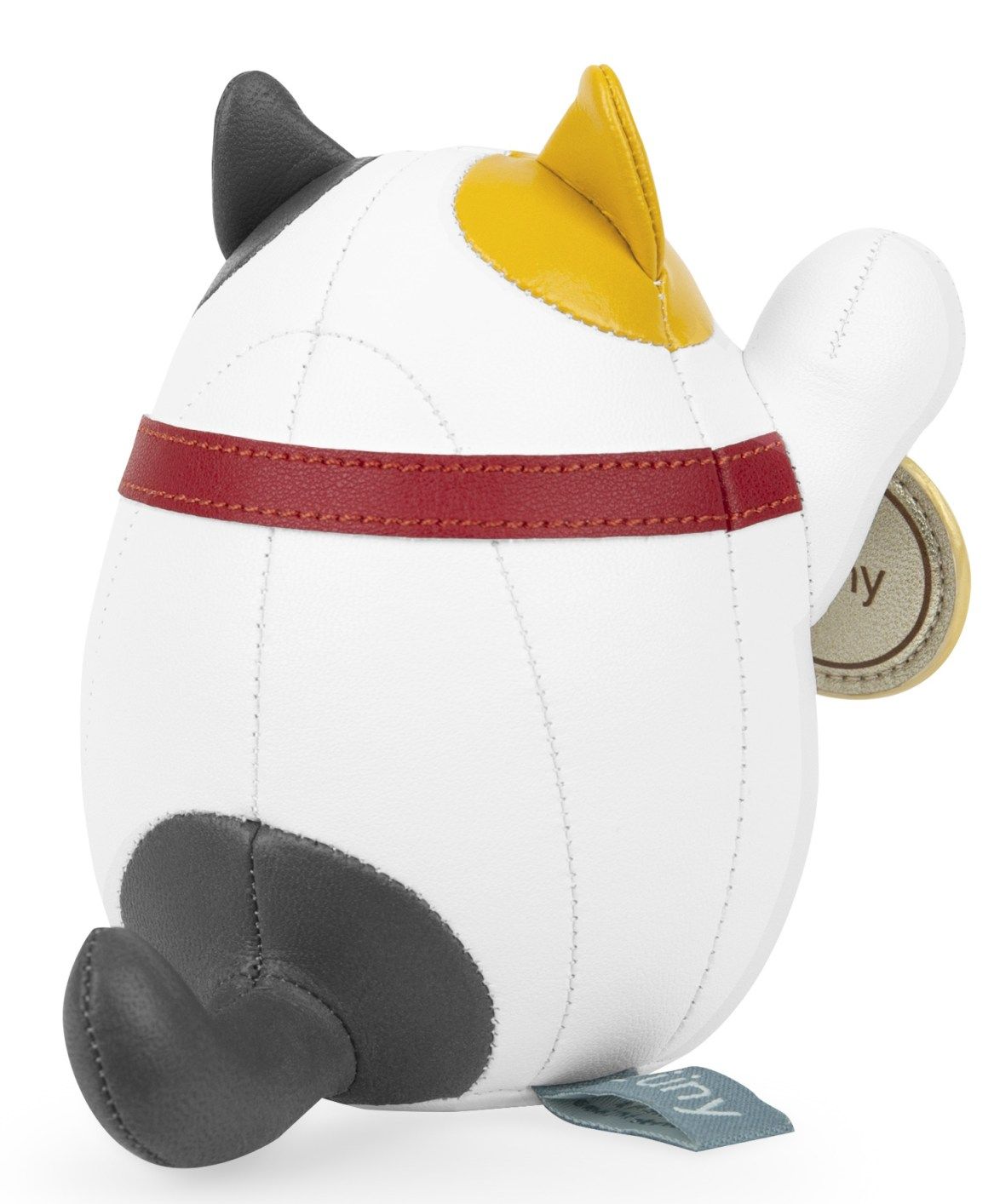 Paperweight cat Lucky Cat Fuu Clover White / Ochre yellow Züny 
