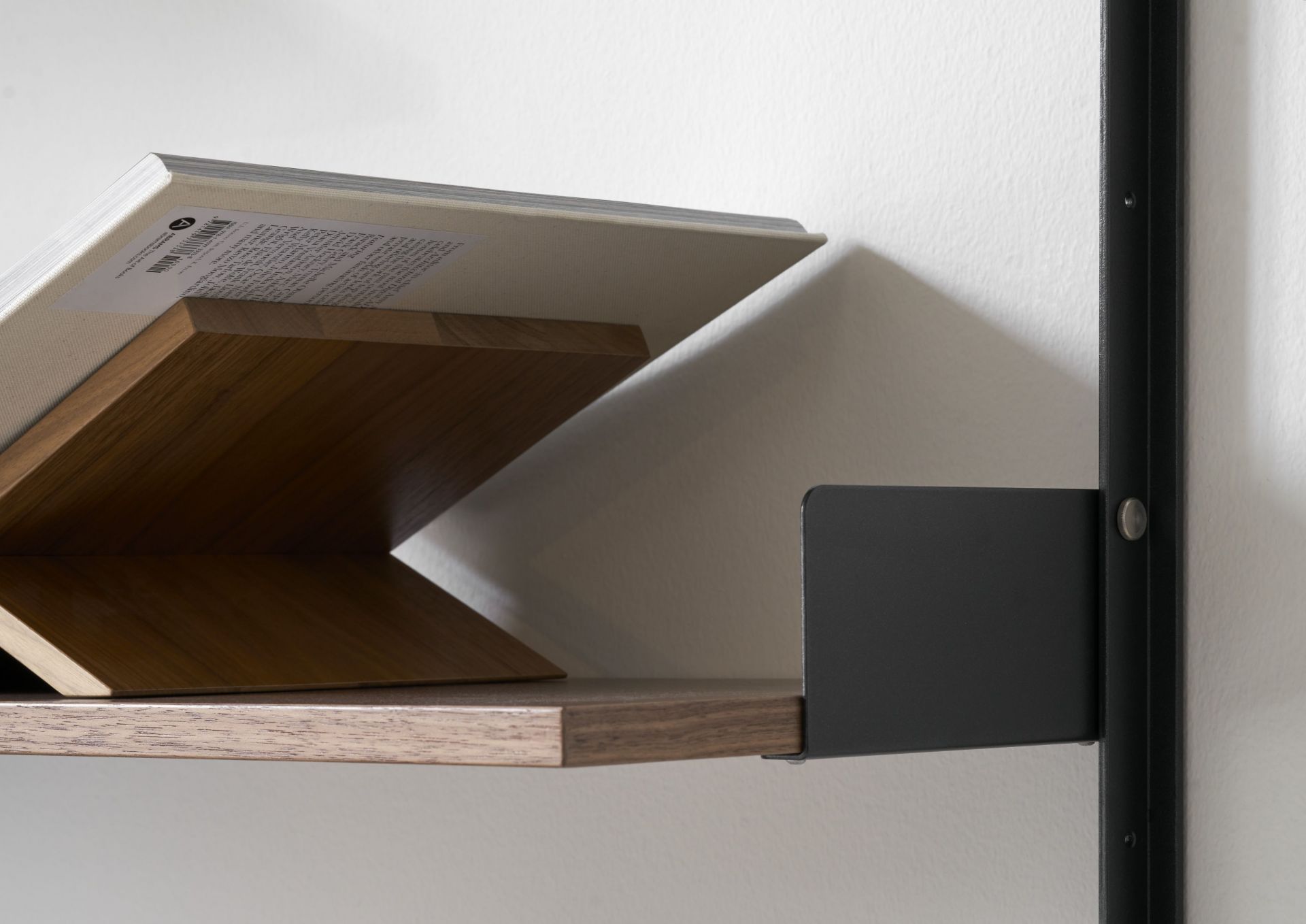 Library 1900 Wall Shelf Walnut New Works