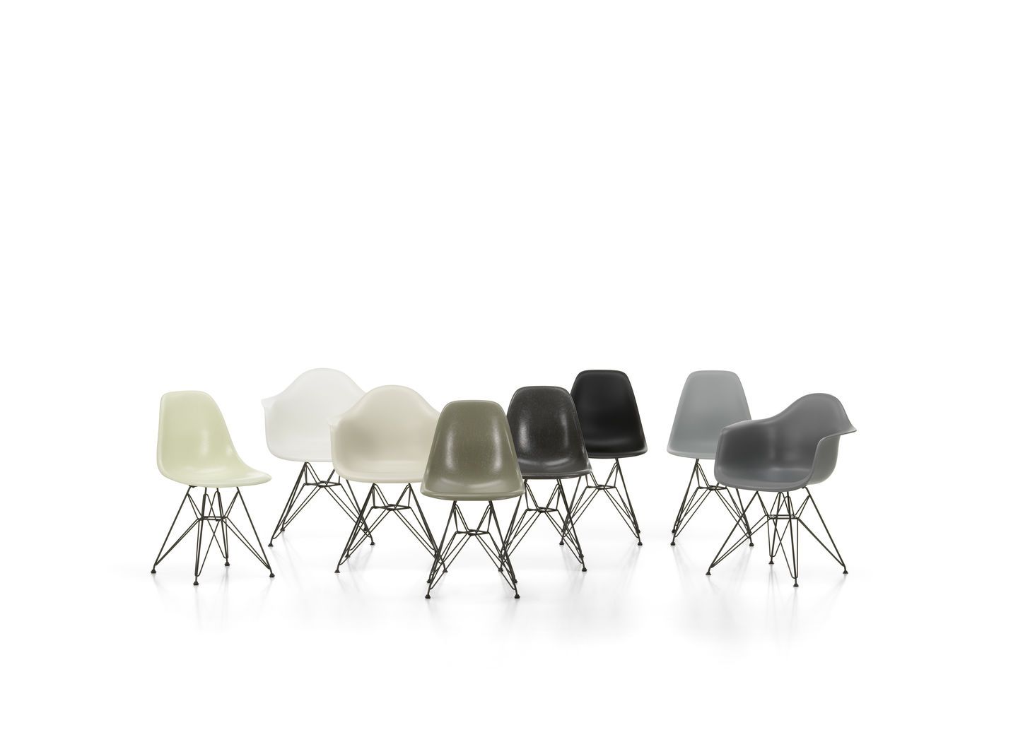 Eames Fibreglass Chair DSR Chair Vitra