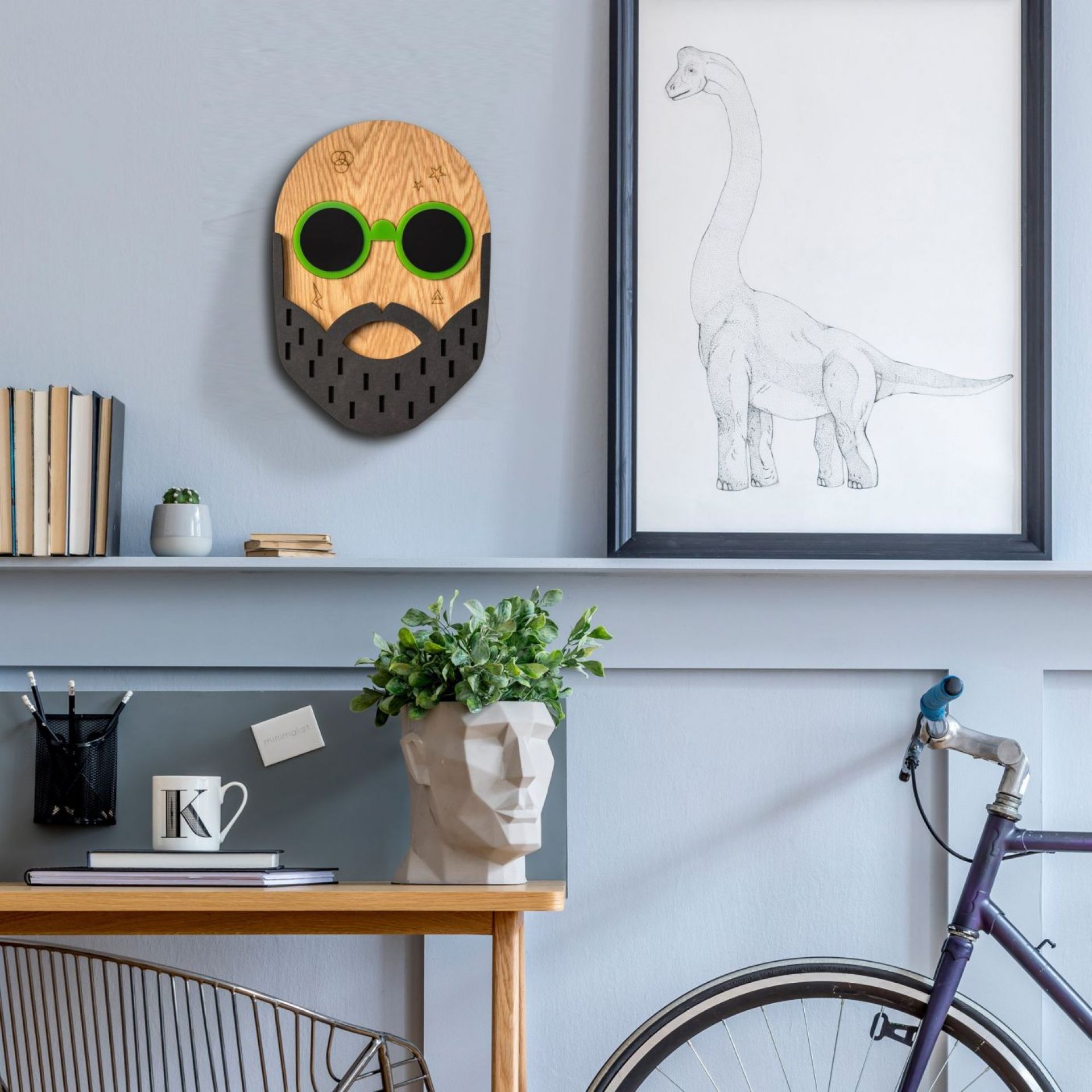 Hipster Mike wall decoration Umasqu SINGLE PIECES
