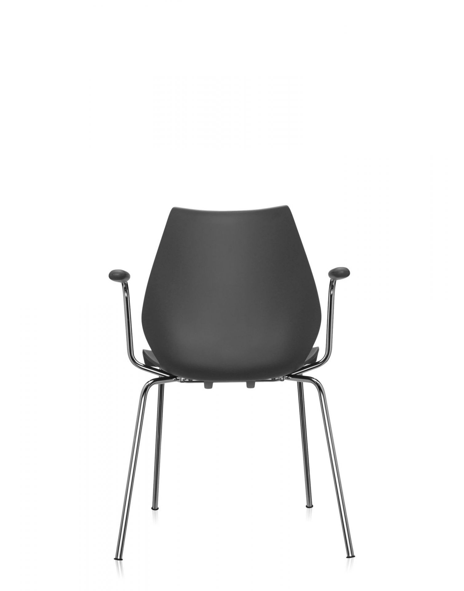 Maui Chair with Armrest Kartell zinc white