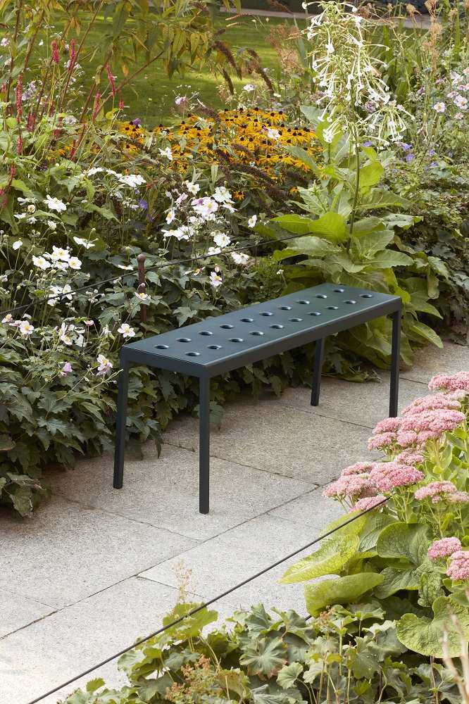 Balcony Outdoor Bench small Hay