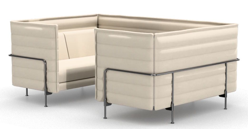 Alcove Cabin 2-seater lowback sofa Vitra