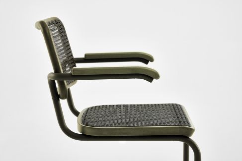 S 64 V Tubular steel classic cantilever chair Thonet