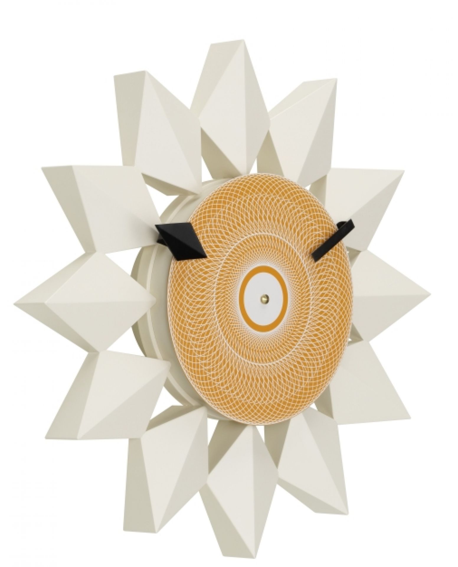  Diamond Markers Clock Wall Clock White Vitra