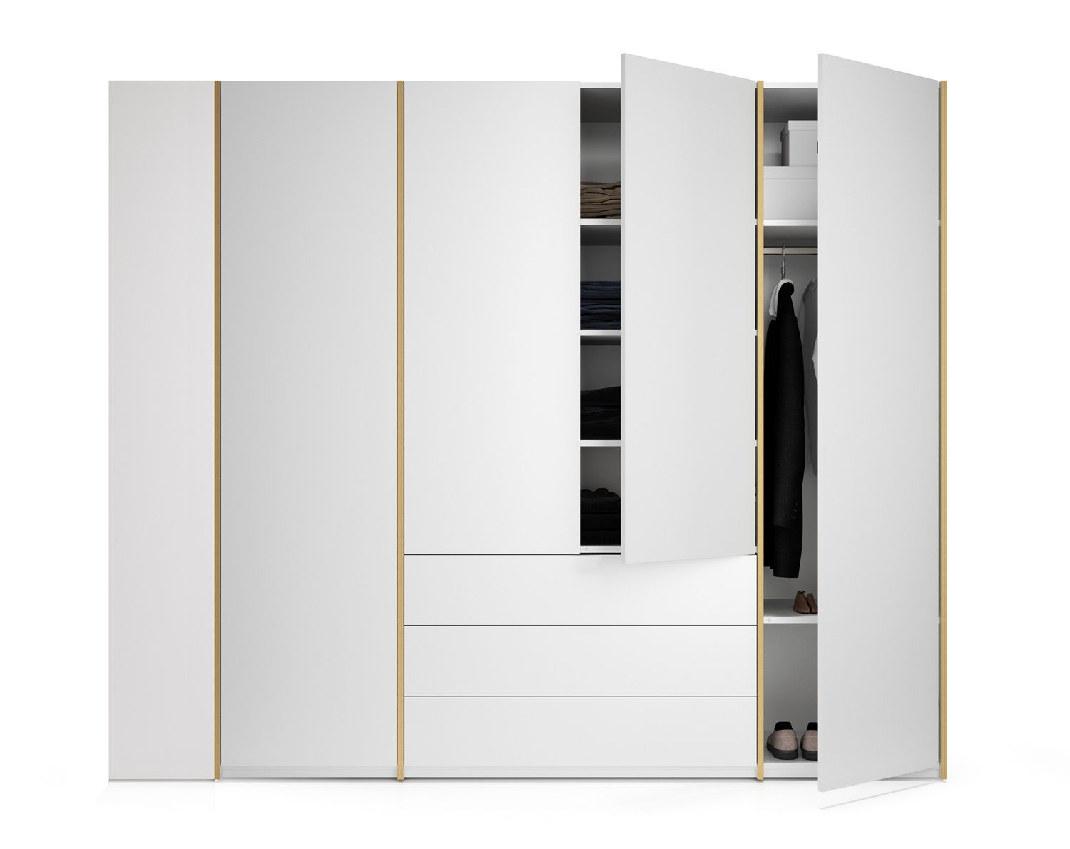 MODULAR PLUS Wardrobe Add-on shelf Left Müller Möbelwerkstätten