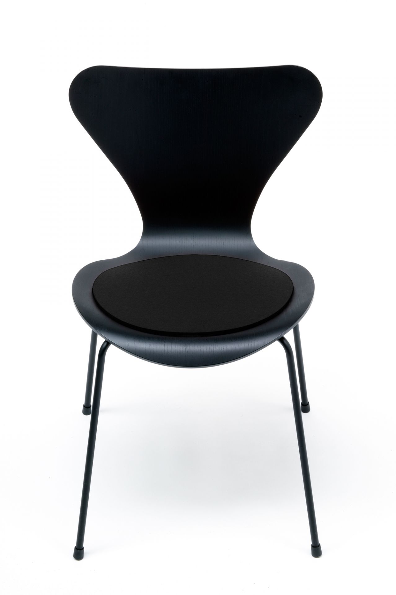 Seat pad - Felt pad Fritz Hansen 3107 Chair Black Hey Sign