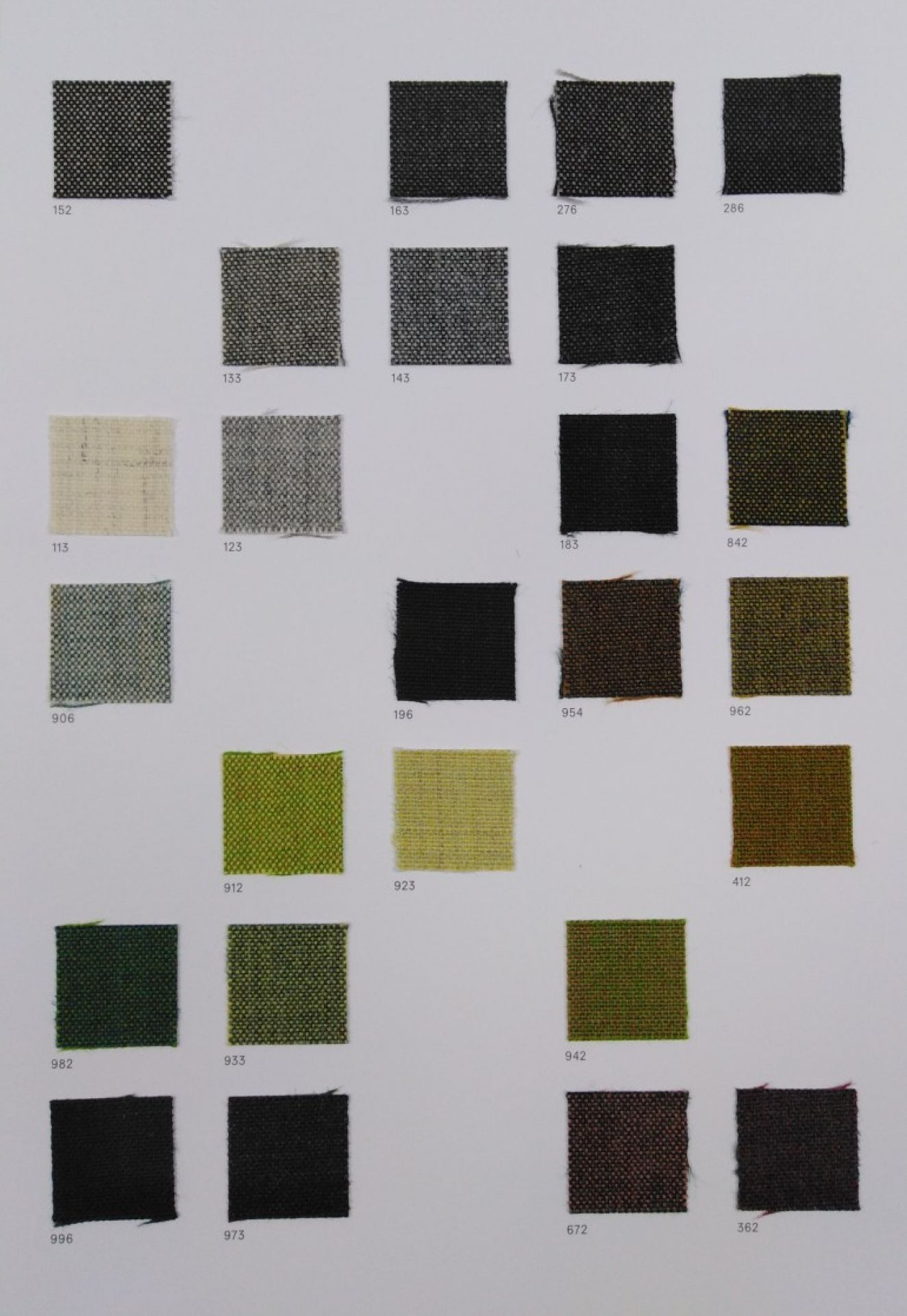 Fabric pattern card Remix 3 Kvadrat