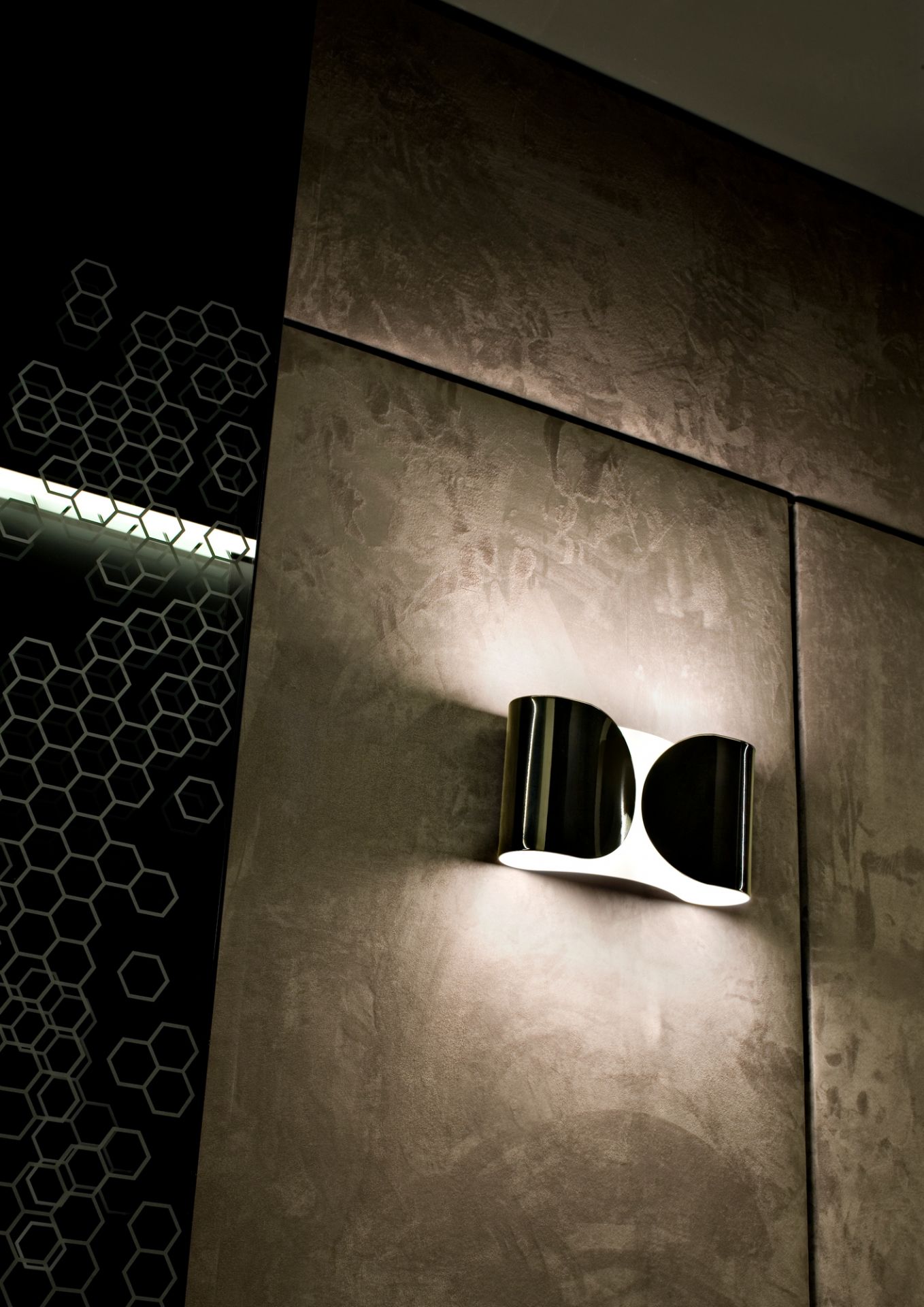 Foglio Wall Lamp Chrome Flos
