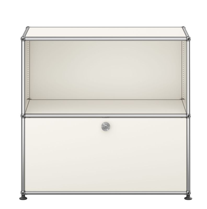 USM Haller Sideboard M62 1 Flap / 1 Open Pure White
