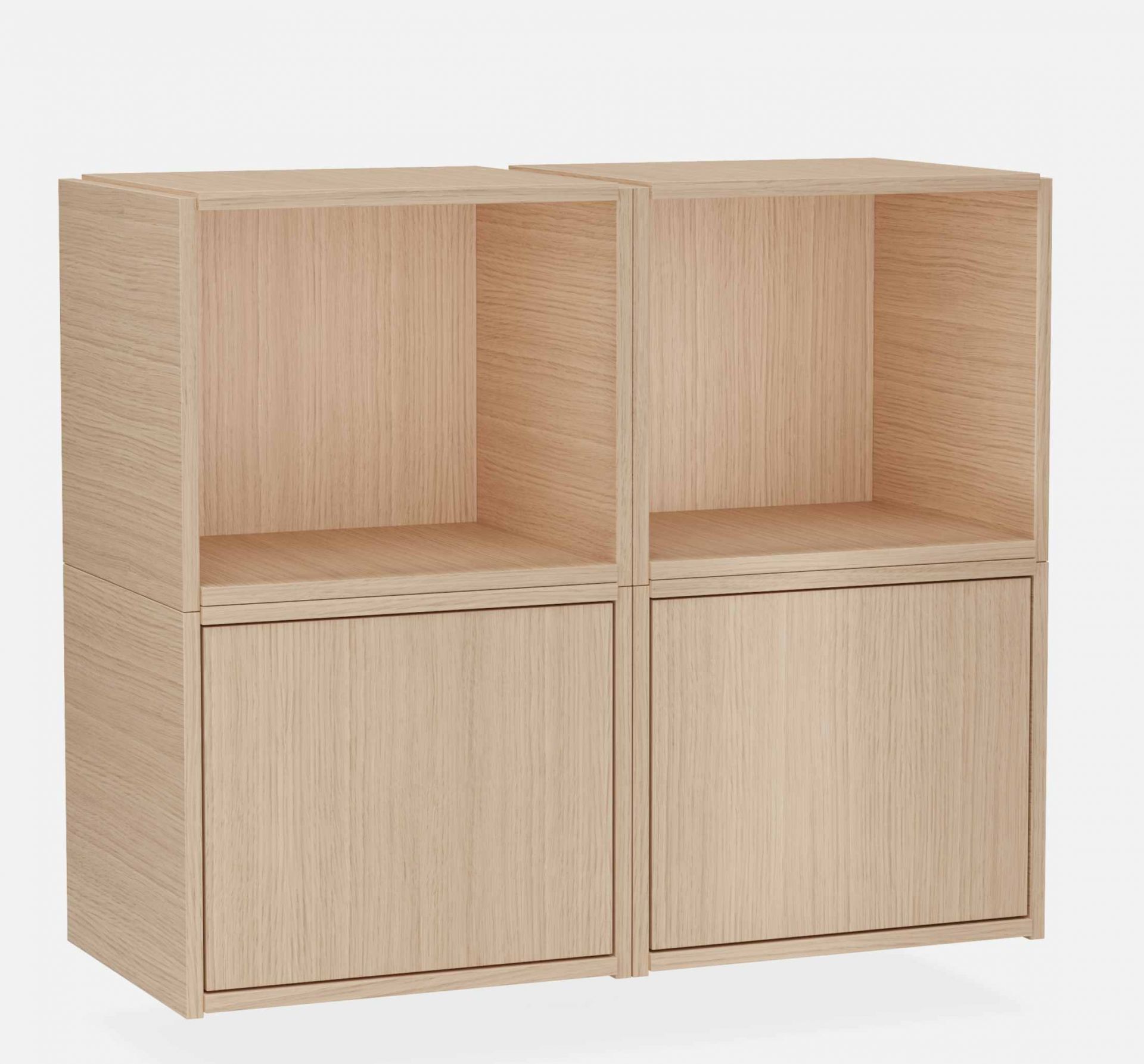 Bricks System C Shelf Woud