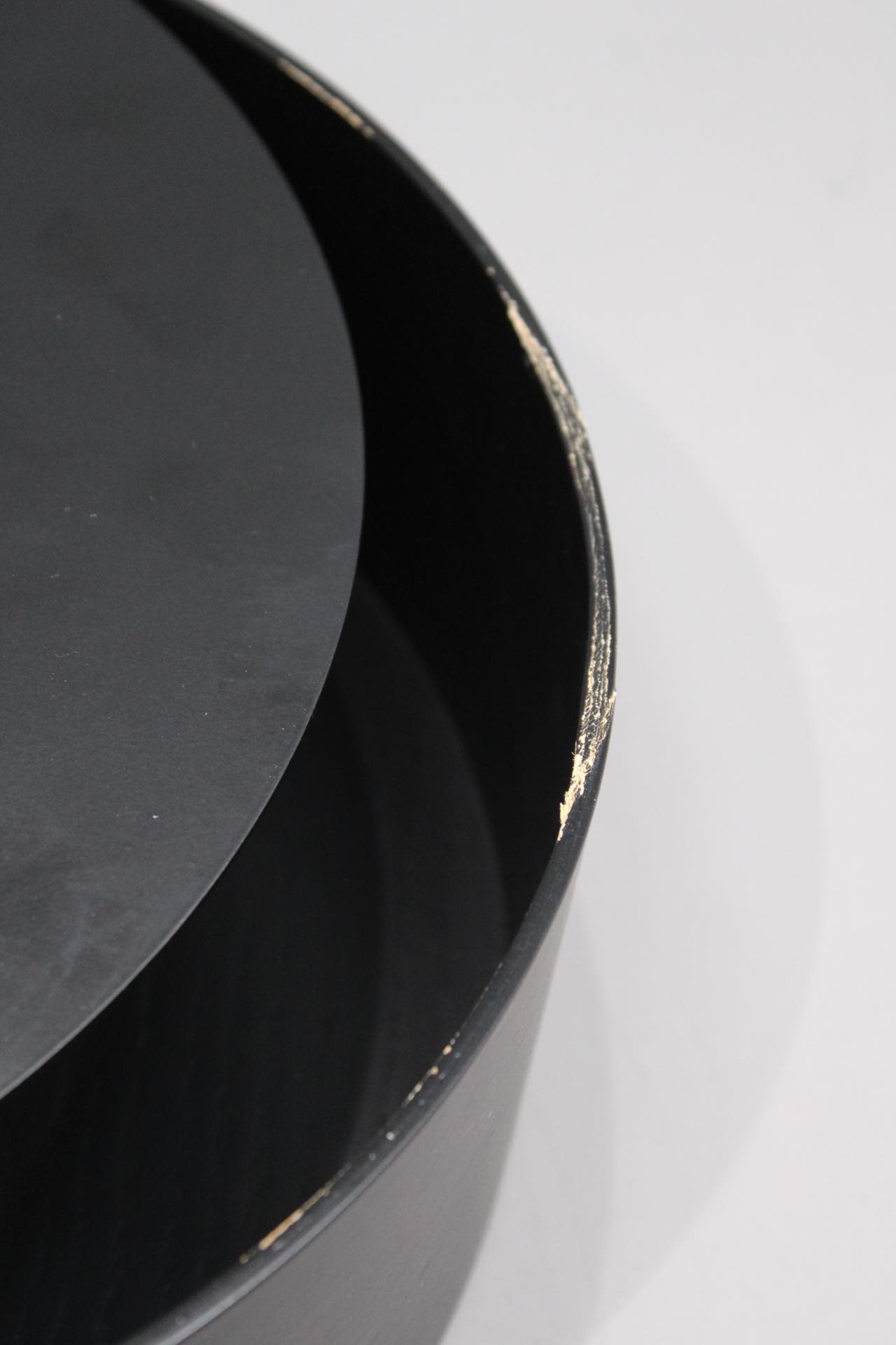 Wallie Wall Drawer Shelf BLACK Woud IMPERFECT ITEMS