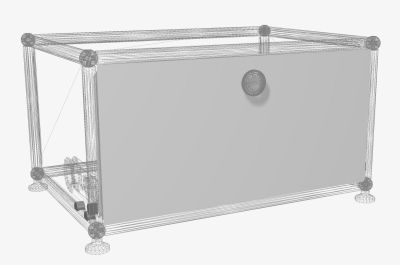 Spare part door leaf for USM Haller door 50x25 , without screws, without fittings, without handle SINGLE PIECES