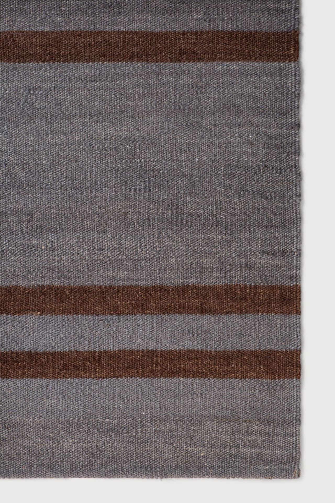 Blue Mazandaran Kilim rug 170x240 cm Ethnicraft EXHIBITION PIECE