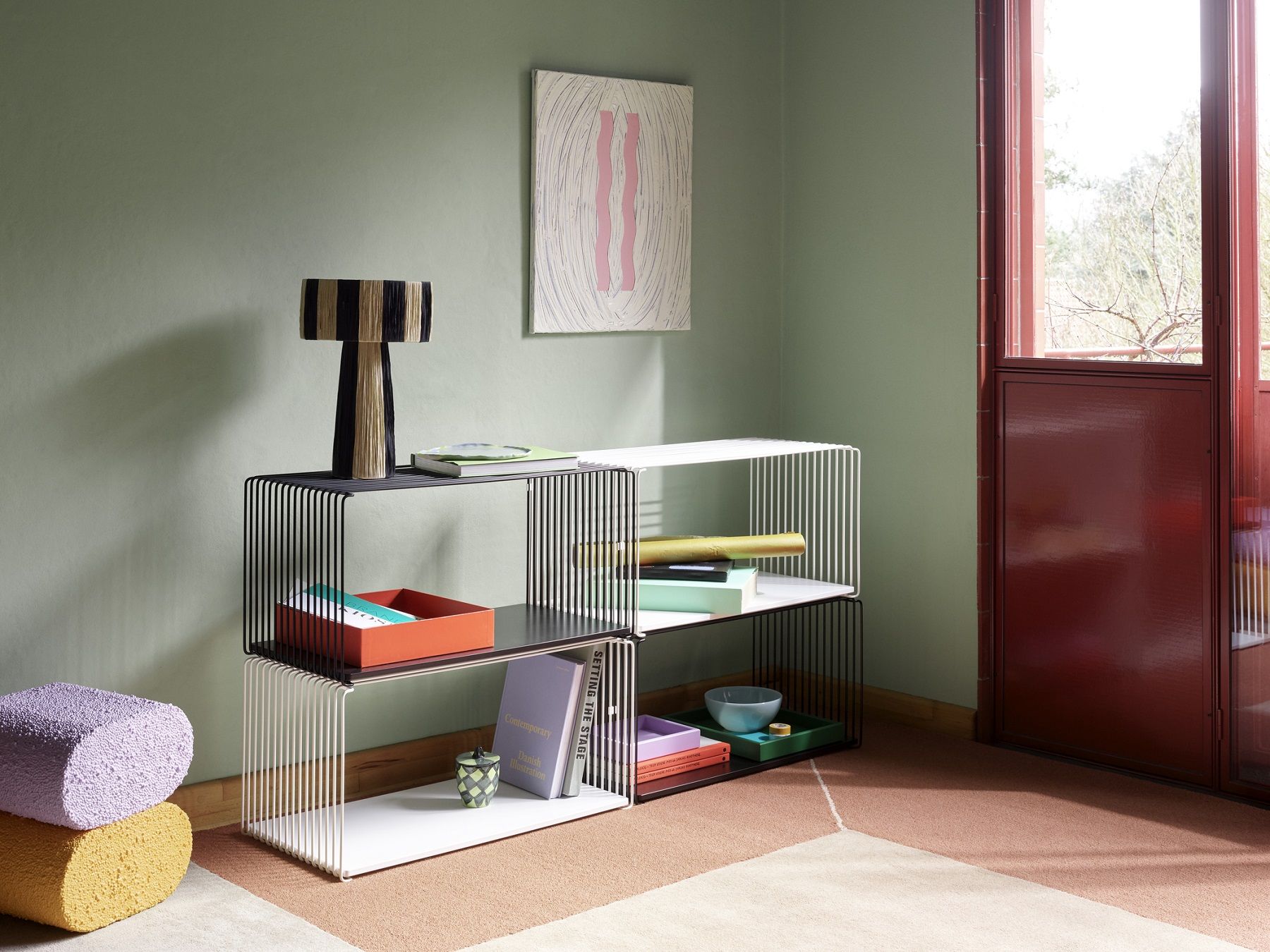 Panton Wire Extended shelving system D35 Montana QUICK SHIP