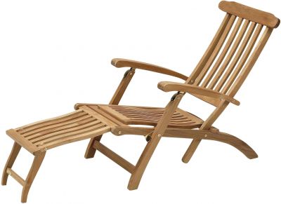 Steamer Deck Chair Outdoor Skagerak by Fritz Hansen