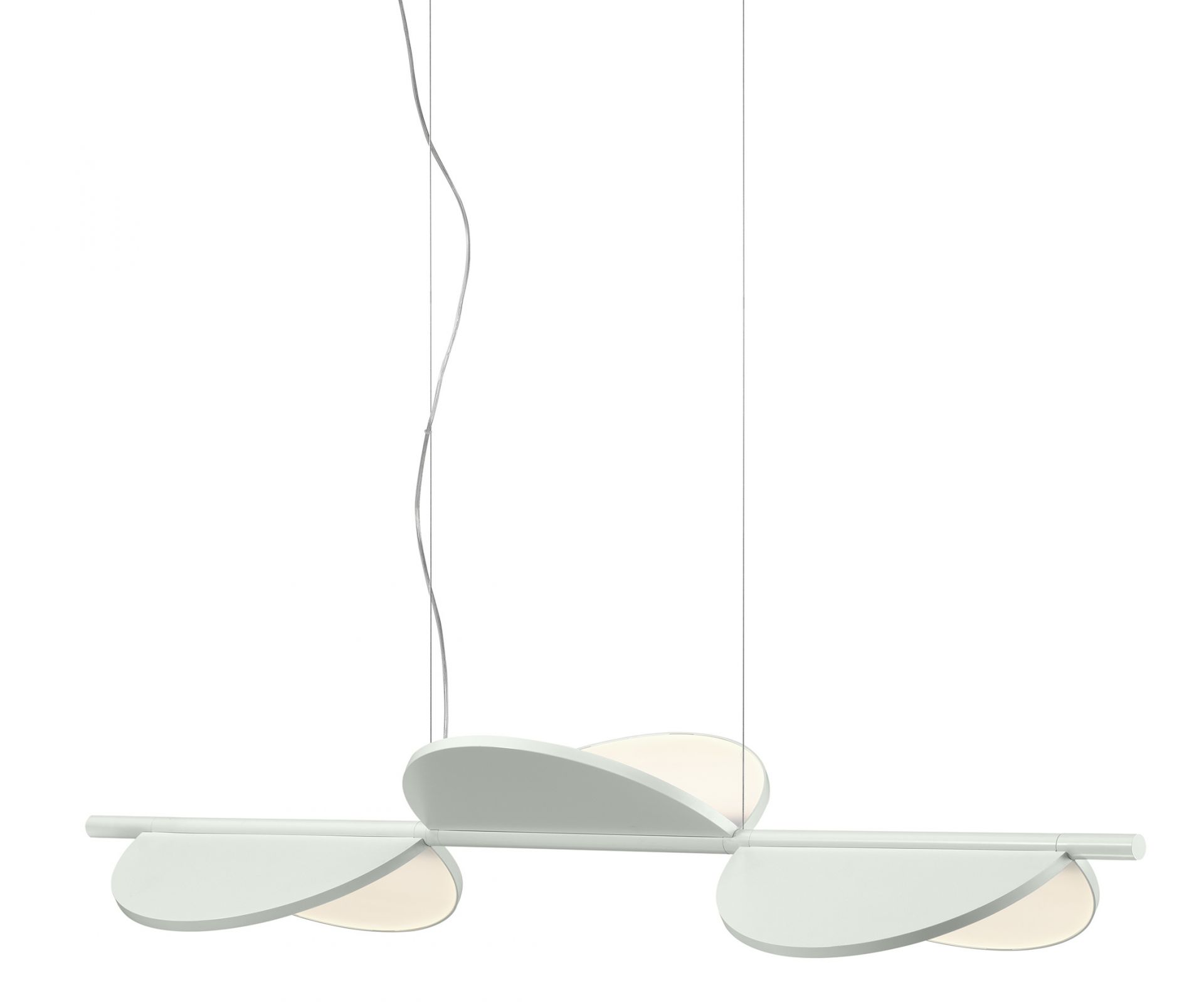 Almendra Linear S3 pendant lamp Flos Off-white