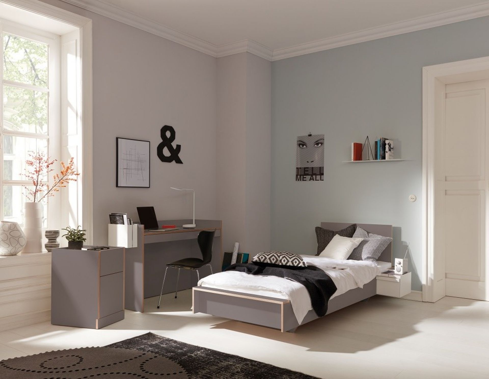 Flai single bed CPL Müller Möbelwerkstätten