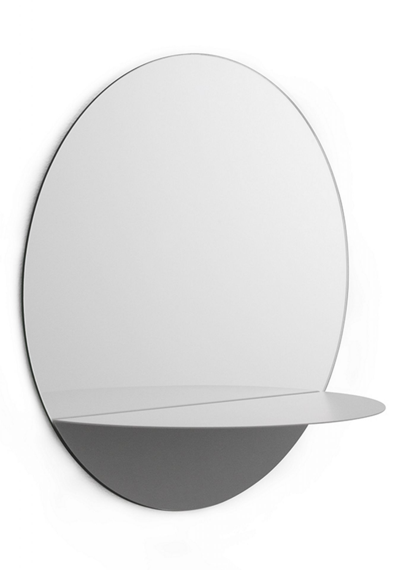 Horizon Mirror Round Spiegel Normann Copenhagen-grau