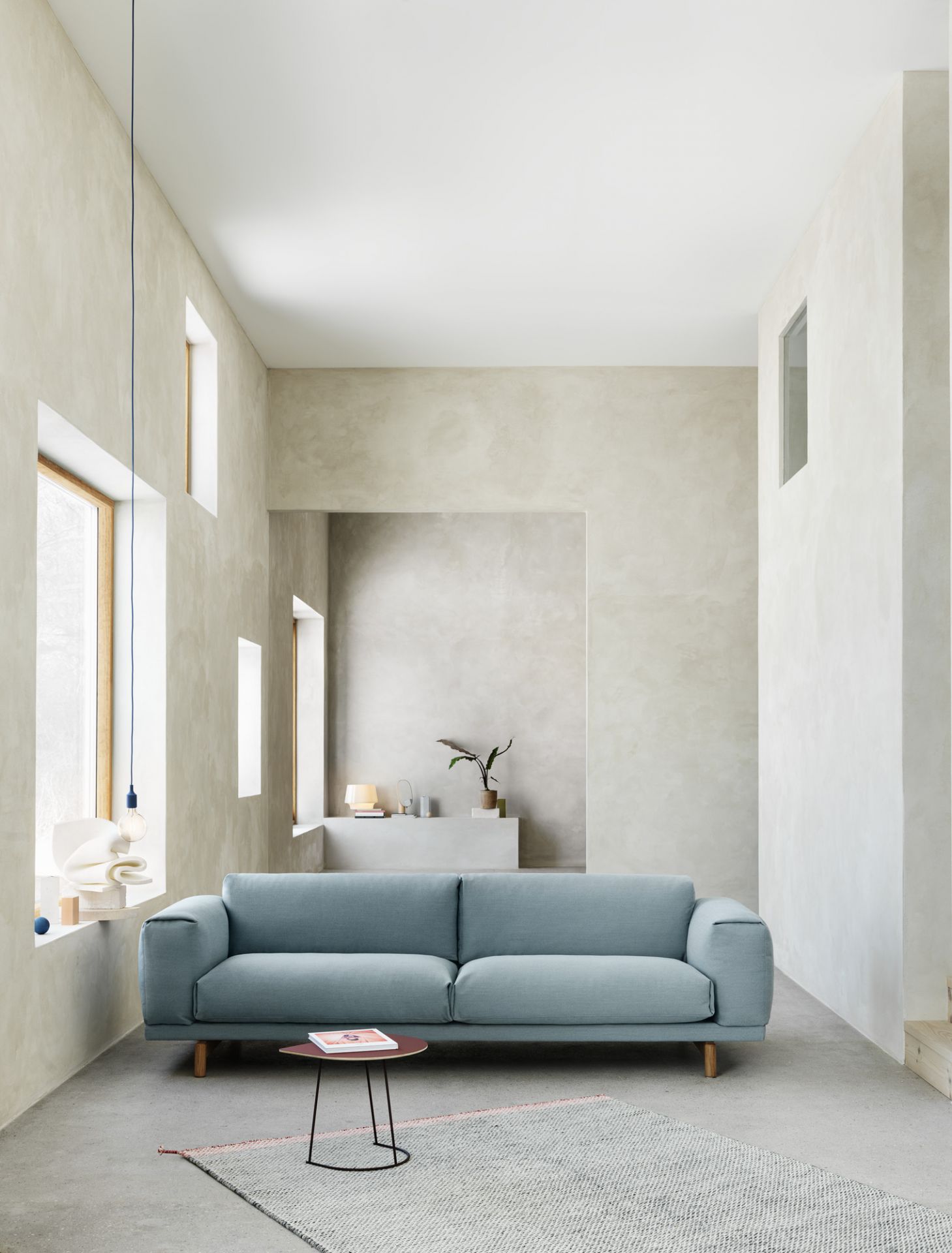 Airy Coffee Table Half Size Side Table Muuto