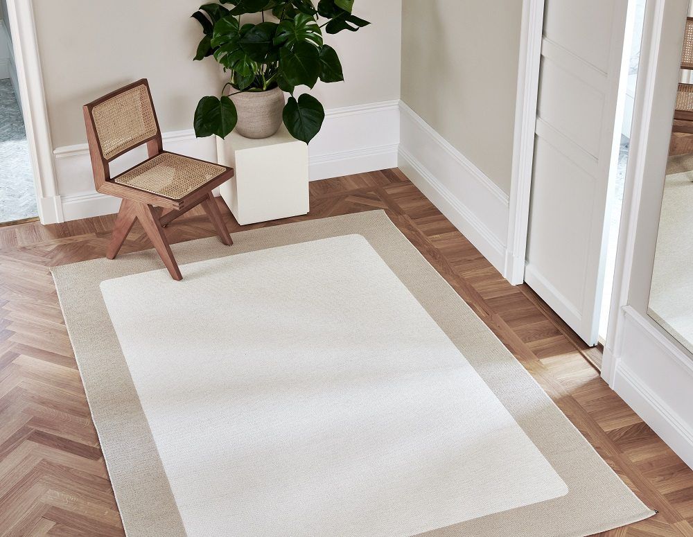 Ilda Plastic carpet 180x180 cm Pappelina Brick