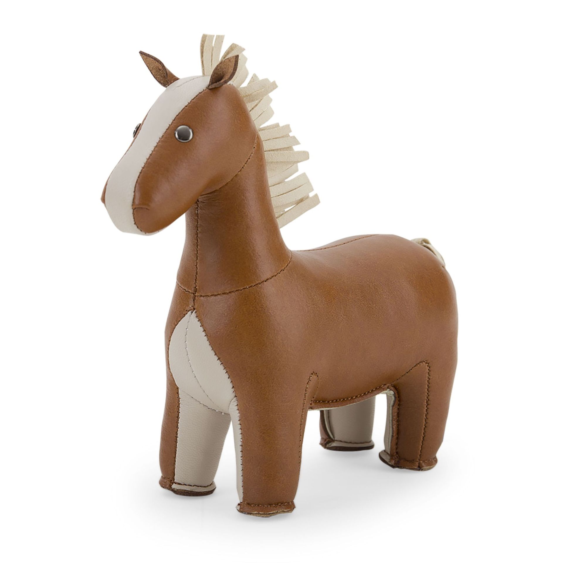 Paperweight horse tan/wheat Züny
