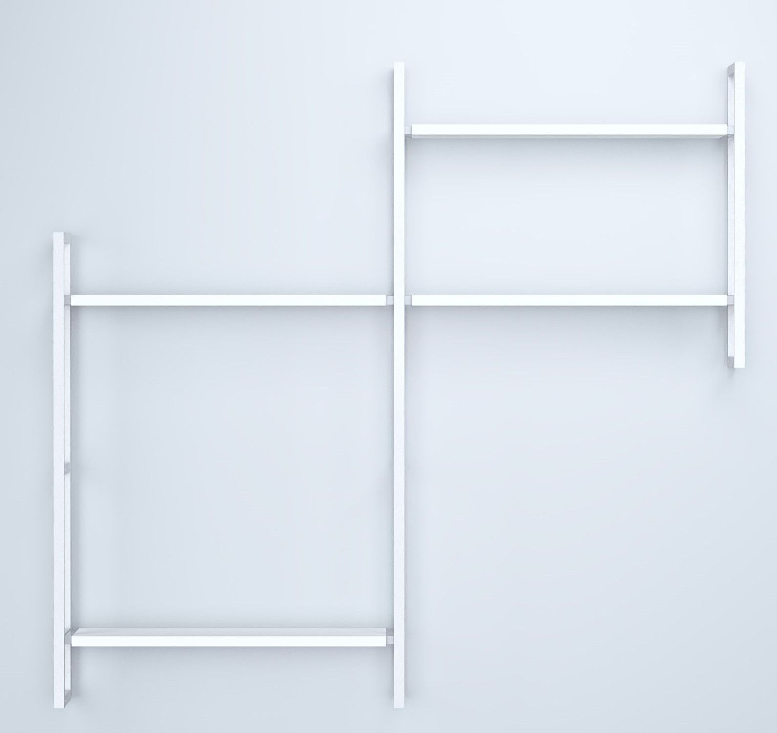 Wall shelf basic module D Oncono White