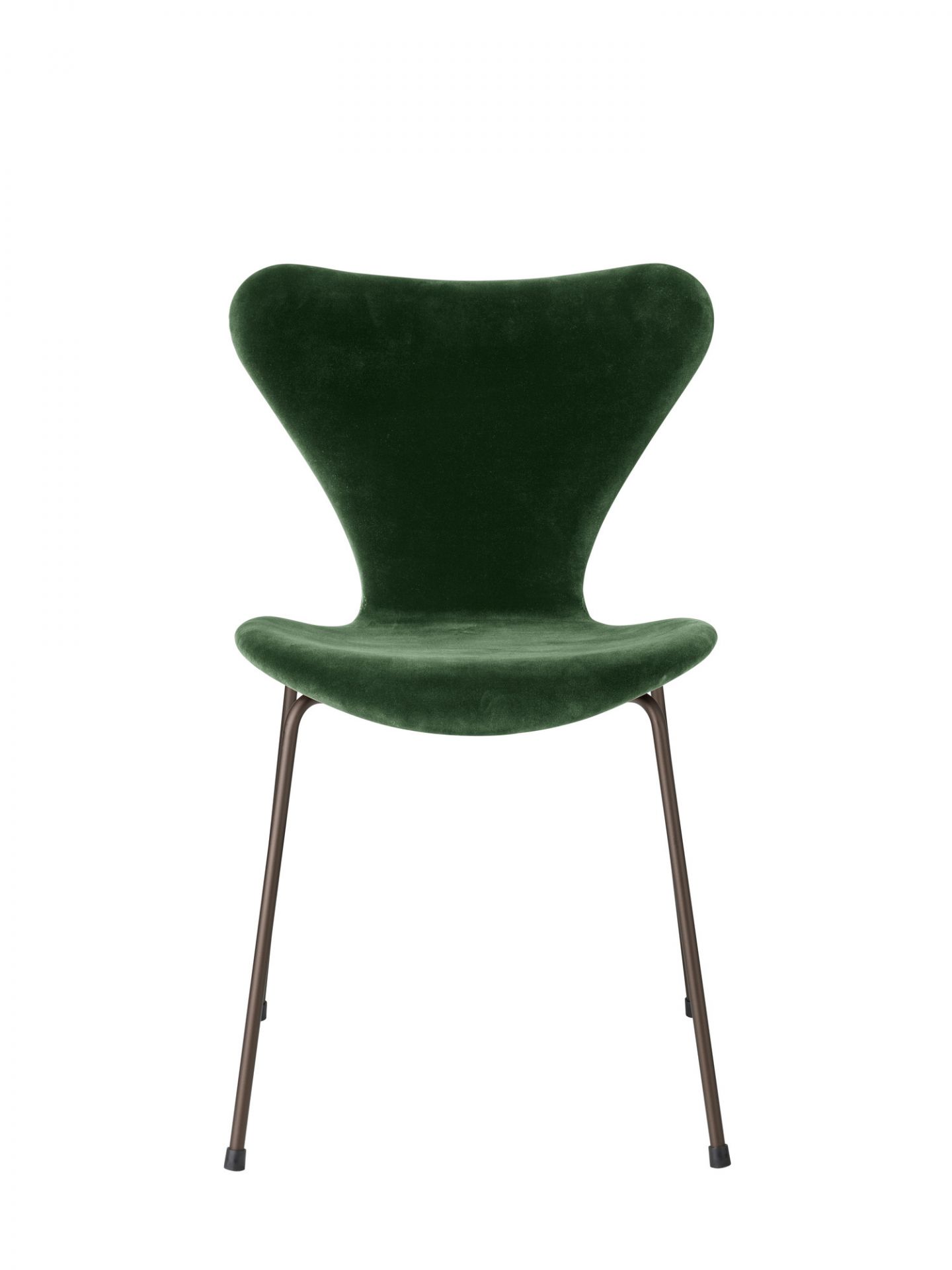 Series 7 3107 Belfast Chair fully upholstered Fritz Hansen forest green