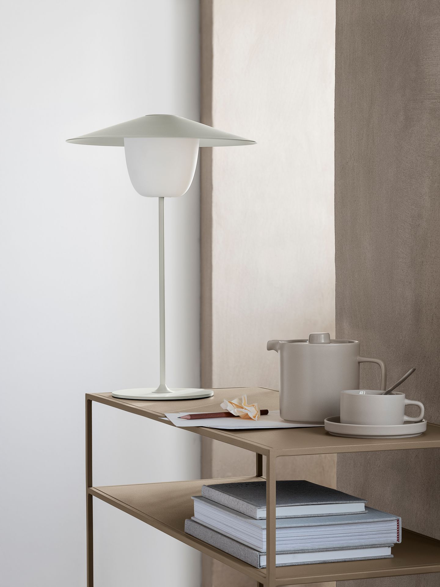 Ani Mobile LED Table Lamp Large White Blomus SINGLE PIECES