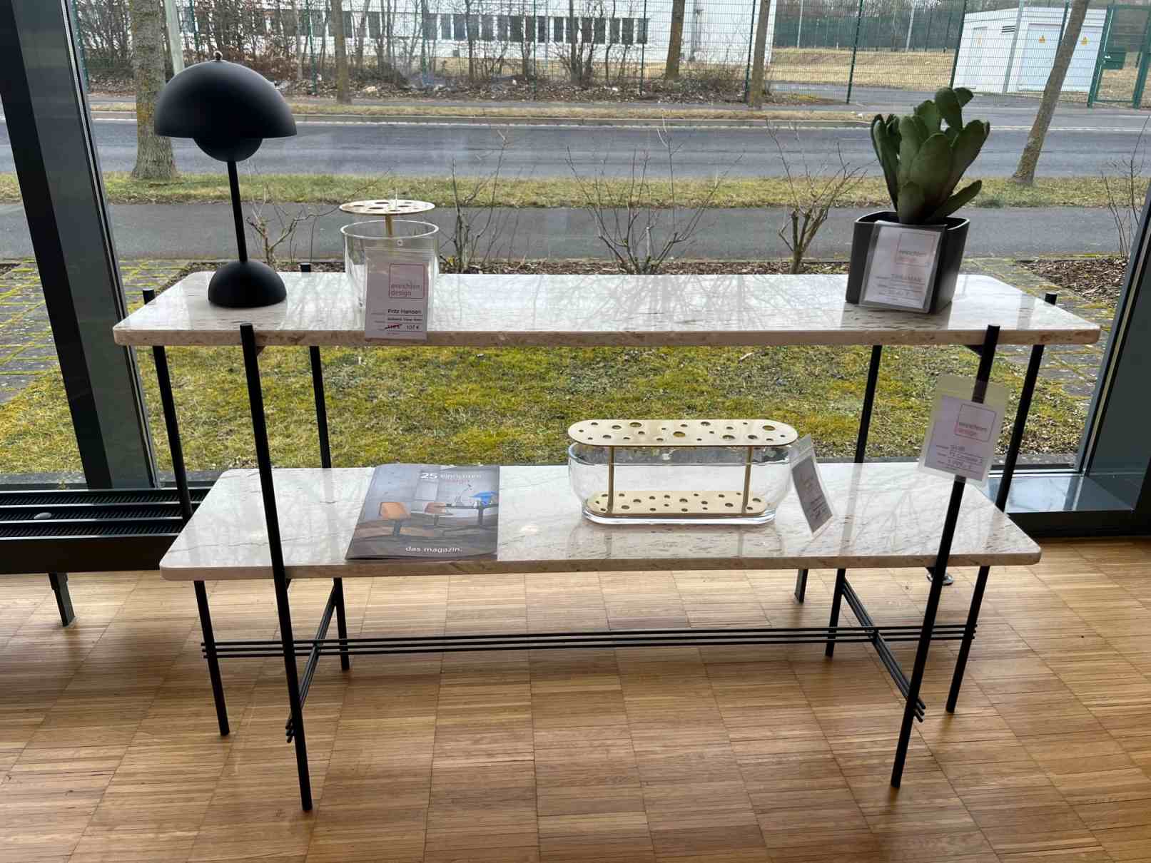 TS Console White Marquina Marble Gubi EXHIBITION PIECE