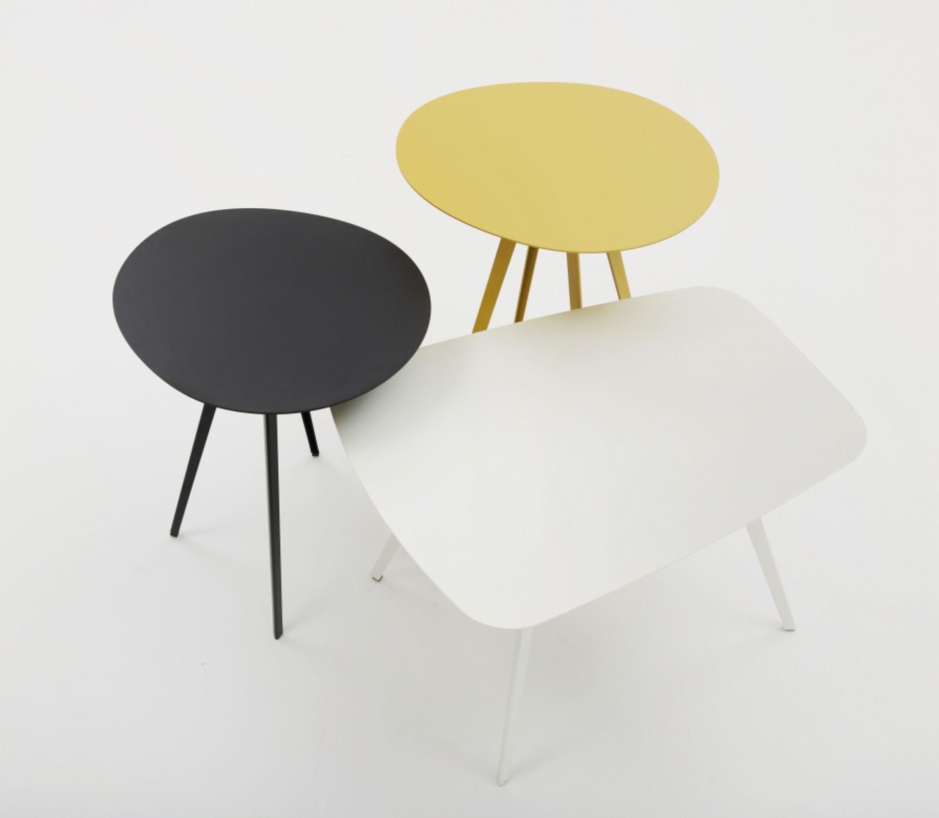 Agorà Side table rectangular Segis black