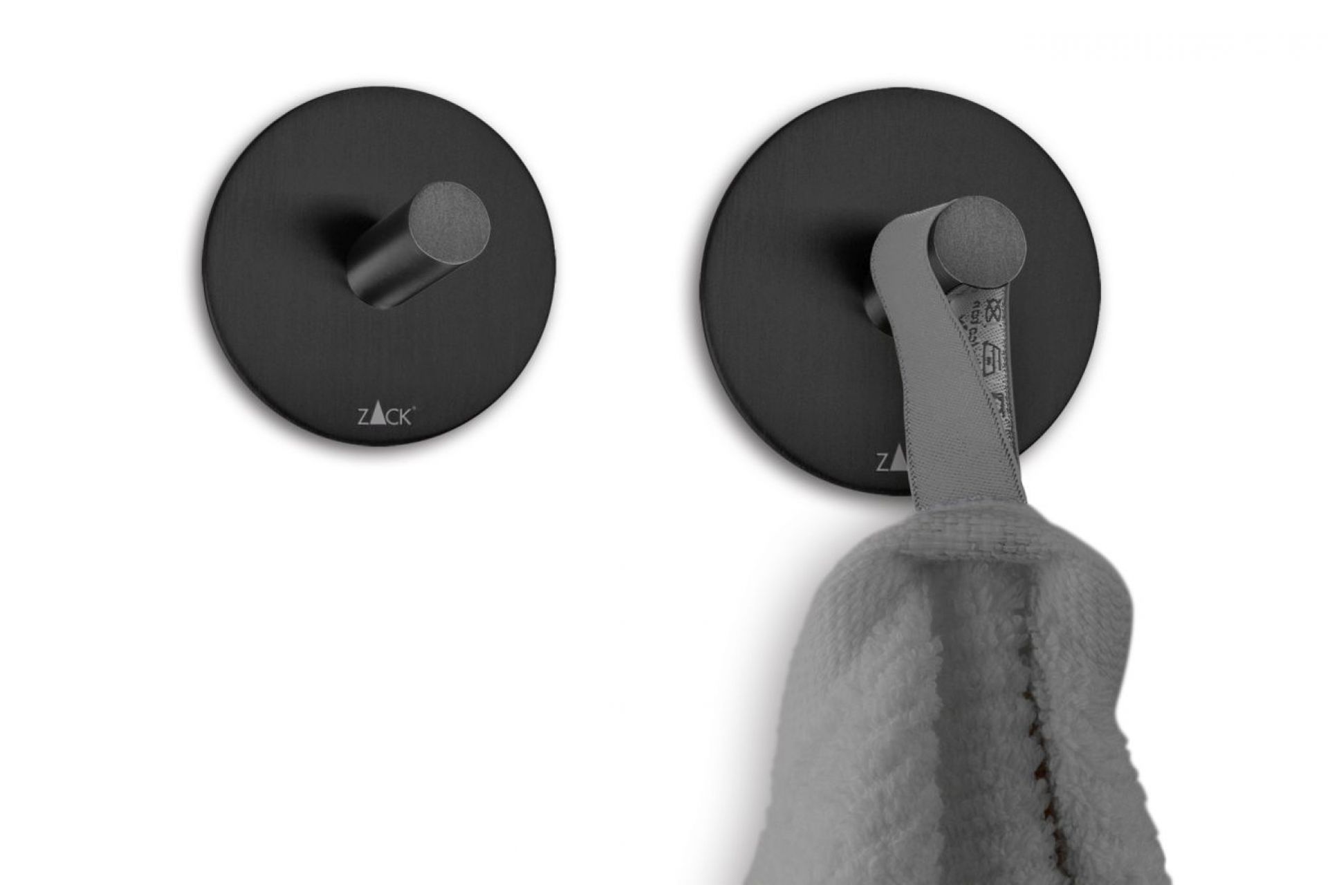 Duplo towel hook round Set of 2 ZACK SINGLE PIECES