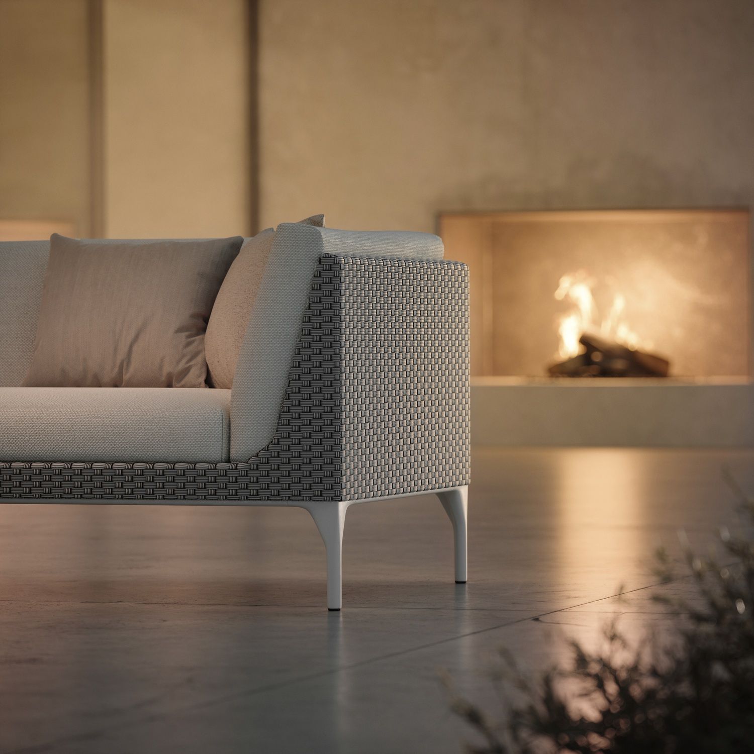 Mu Sofa module left Dedon