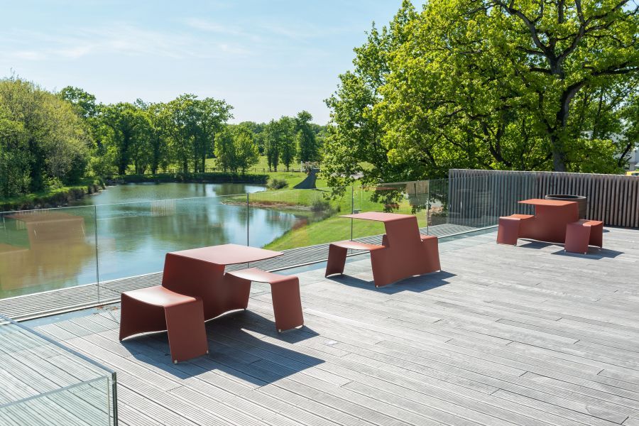 Picnik Table and Seat Combination Outdoor Extremis