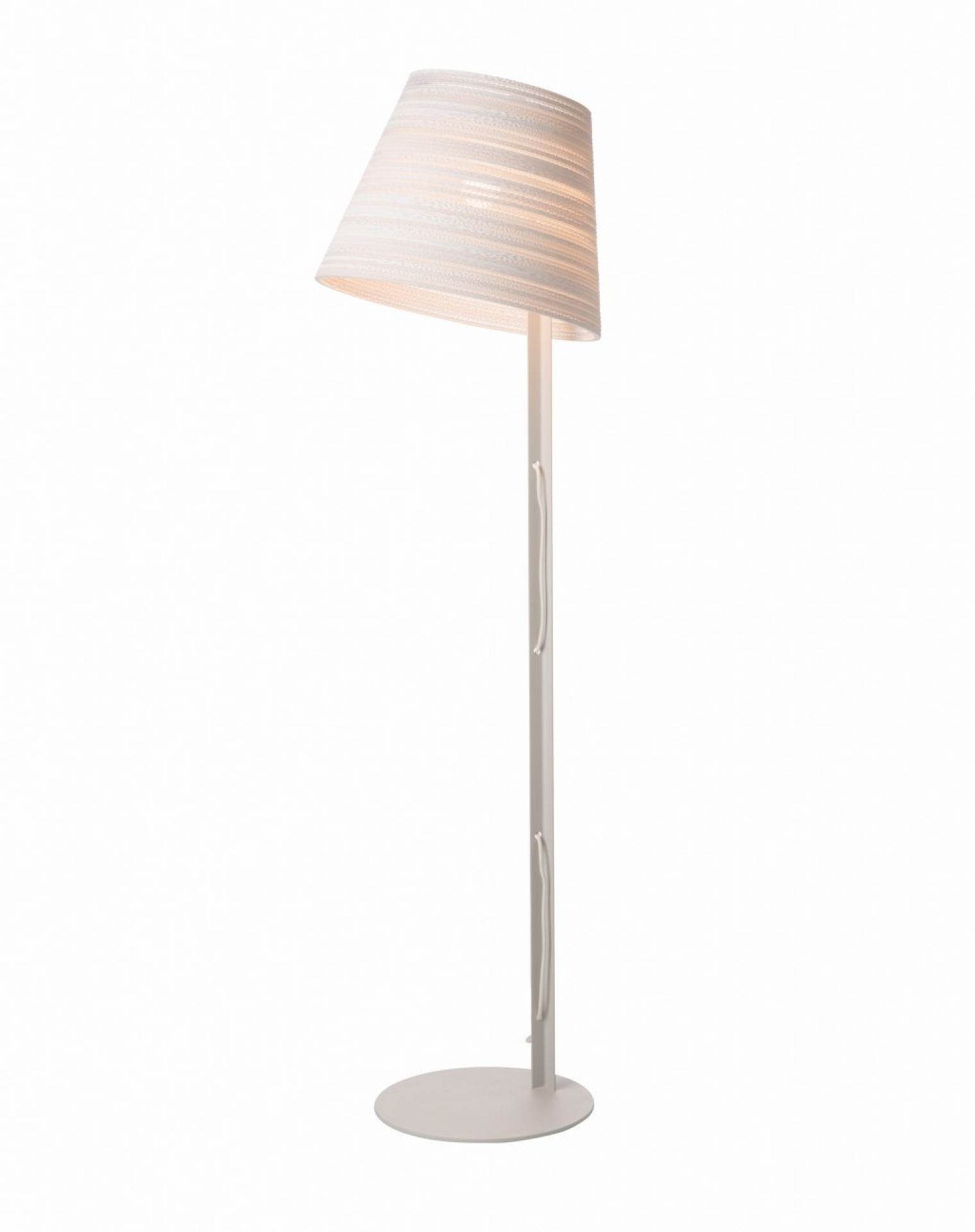 Tilt Floor Lamp Scraplights white Graypants