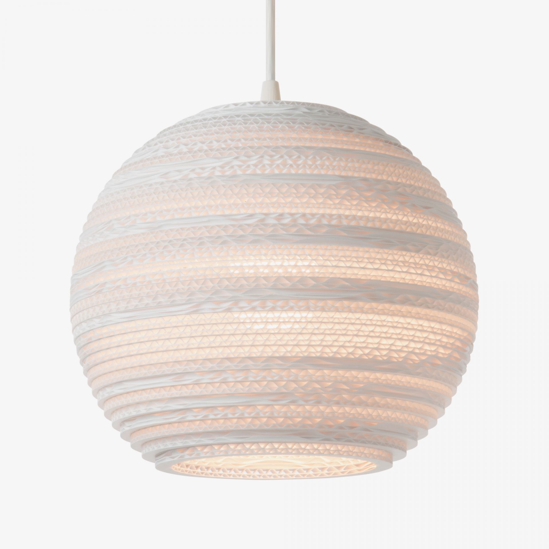 Scraplights Moon 18 Pendant lamp White Graypants