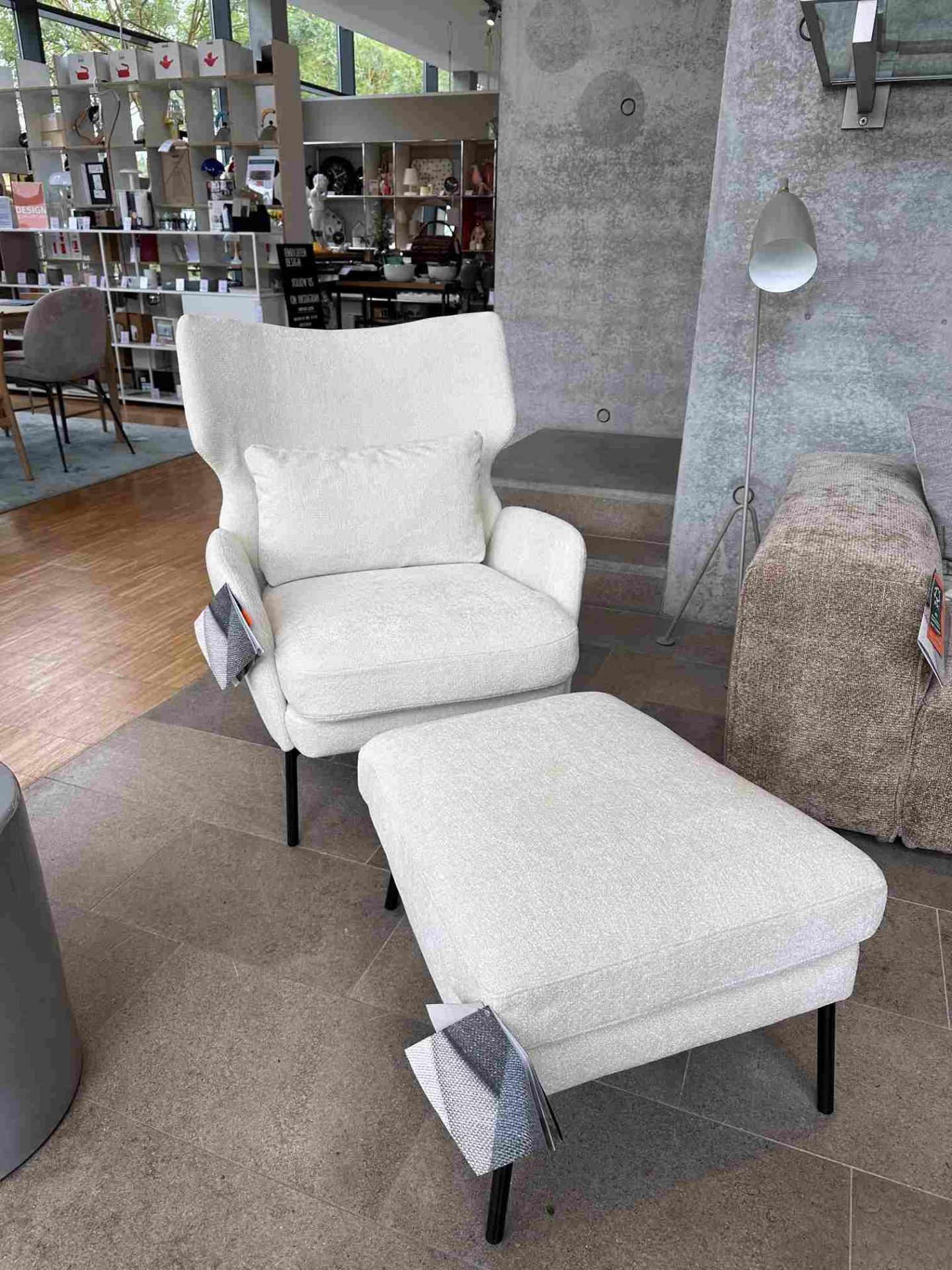 Seatrelax armchair & ottoman house model ed design