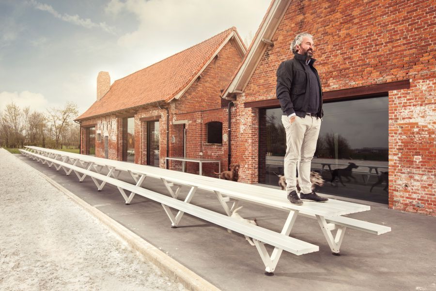 Marina Picnic Table with Benches Outdoor Extremis